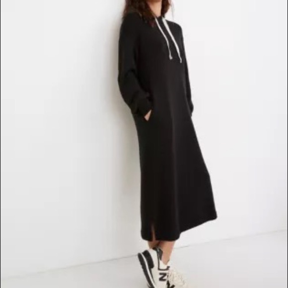 NWT Madewell size Small MWL Betterterry Hoodie Sweatshirt Dress